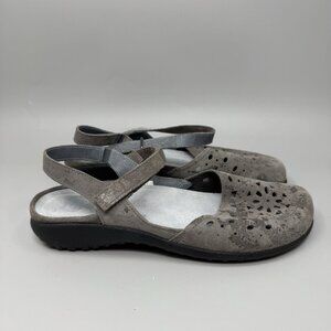 Naot Arataki Mary Jane Style Sandals Size 8.5 US Gray